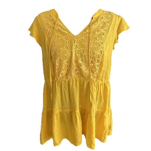 torrid Tops - TORRID Tunic Top Yellow